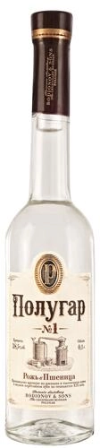 Водка "Polugar" №1  Rye & Wheat   100 мл
