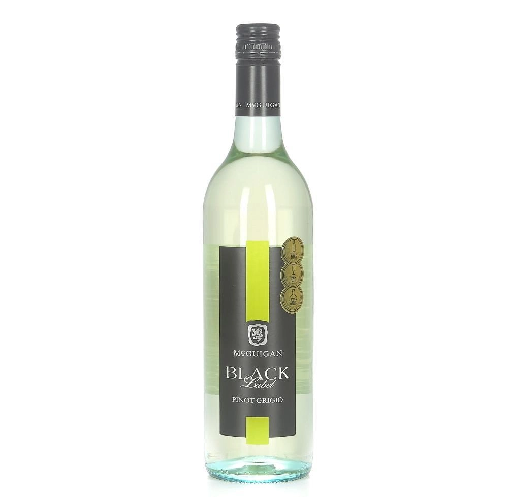 Вино австралийское белое Black Label Pinot Grigio McGuigan Australian Vintage Limited 2016 750 мл
