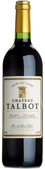 Вино Chateau Talbot AOC 4-me Grand Cru Classe, Шато Тальбо 4-й Гран Крю Класс, 1996, 0.75 л
