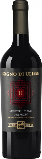 Вино Sogno di Ulisse   Montepulciano d'Abruzzo DOP Соньо ди Улиссе   Монтепульчано д'Абруццо 750 мл