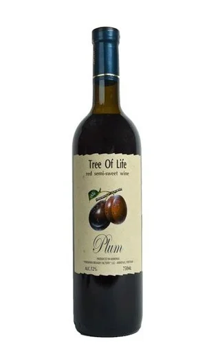 Вино   Tree of life  Plum  Дерево жизни  Сливовое полусладкое   750 мл