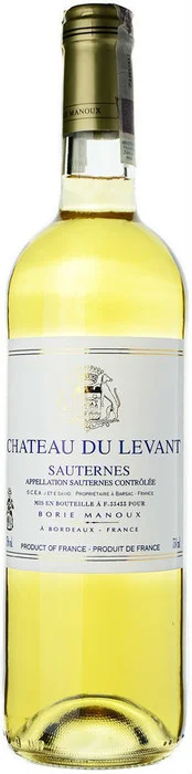 Вино Chateau du Levan Sauternes  Шато дю Леван Сотерн 2016  750 мл