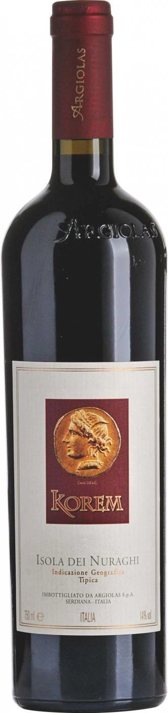 Вино Арджиолас Корем Изола дей Нураги IGT 2018 750 мл