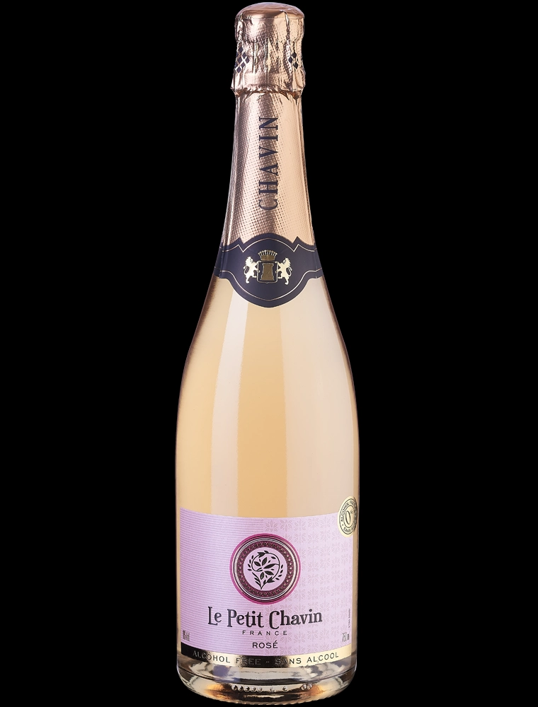 Игристое вино безалкогольное  Le Petit Chavin Blanc Sparkling Rosé   750 мл