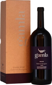 Вино Golan Heights Gamla Cabernet Sauvignon gift box 2020 1500 мл 14,5%