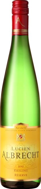 Вино Lucien Albrecht Riesling Reserve Alsace AOC Люсьен Альбрехт Рислинг Резерв Эльзас 2021 750 мл