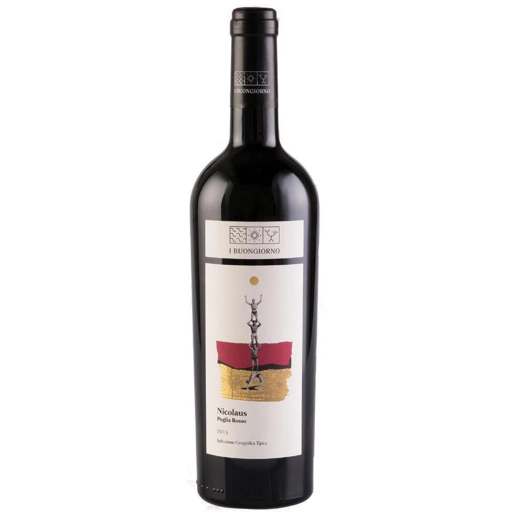 Вино I Buongiorno Nicolaus Puglia Rosso IGT 2018  750 мл 15,5%