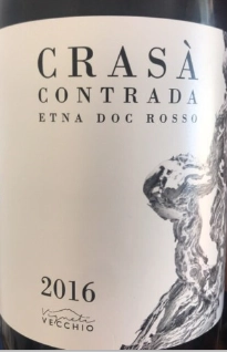 Вино Vigneti Vecchio  Crasà Contrada Doc Etna   Виньети Веккьо  Краза Контрада   Этна  2016 750 мл