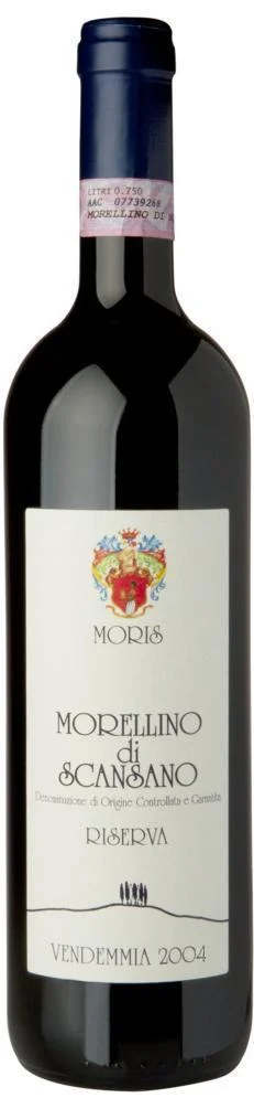 Мореллино ди Скансано Ризерва DOC ,Морис Фармс,красное сухое,2004,13.5%, 0.75 л