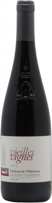 Вино Chateau de Villeneuve Vieilles Vignes AOC Saumur Champigny dry red  2021 750 мл  13,1%