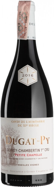 Вино Dugat-Py Gevrey-Chambertin 1-er Cru Petite Chapelle Vieilles Vignes AOC 2018 750 мл