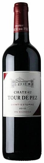 Вино Chateau Tour de Pez Cru Bourgeois Saint-Estephe AOC  2016 750 мл