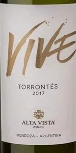 Вино  Alta Vista Vive Torrontés  Альта Виста ВИВ  Торронтес 2018  750 мл