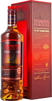 Виски The Famous Grouse  Finest 12year  750 мл