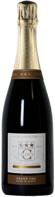 Шампанское Chapuy Brut Reserve Blanc de Blancs Grand Cru Millesime   2013 1500 мл