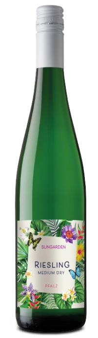 Вино  Sungarden Riesling Pfalz Halbtrocken 2022 1000 мл  11%