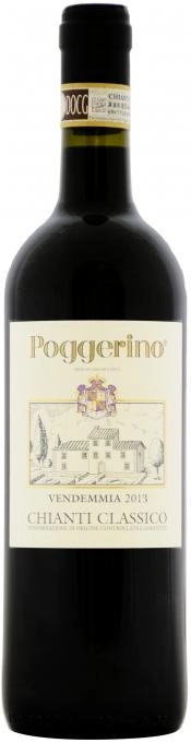 Вино Poggerino Chianti Classico DOCG   Поджерино  Кьянти Классико 2018  750 мл