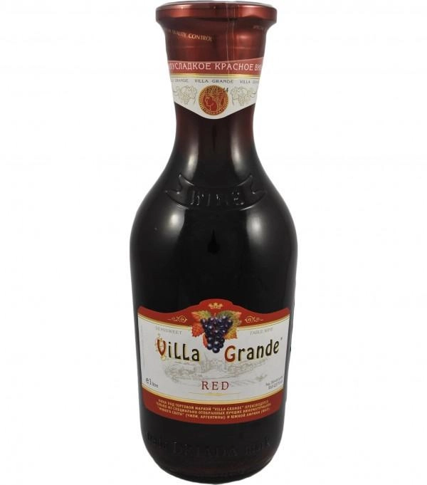 Вино Villa Grande Вилла Гранд красное сухое 1000 мл