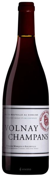 Вино Domaine Marquis d'Angerville Volnay 1er Cru Champans  2018 750 мл 13,5%