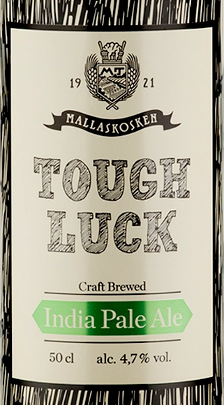 Пиво  Mallaskoski  Tough Luck India Pale Ale 330 мл