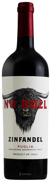 Вино  NO BULL Zinfandel IGP  2022  750 мл