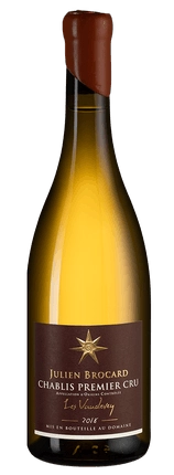 Вино   Julien Brocard  Chablis Premier Cru Vaudevey   Жюльен  Брокар  Шабли Премье Крю Водеве 2021 750 мл
