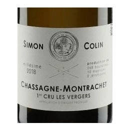 Вино  Simon Colin Chassagne-Montrachet 1-er Cru  Les Vergers  2019 1500 мл