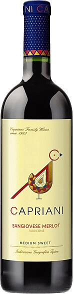 Вино Capriani Sangiovese-Merlot Medium Sweet  Rubicone IGT    750 мл