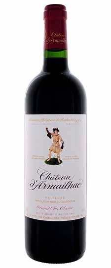 Вино Chateau d'Armailhac Pauillac Grand Cru Classe  2014 750 мл 13,5%