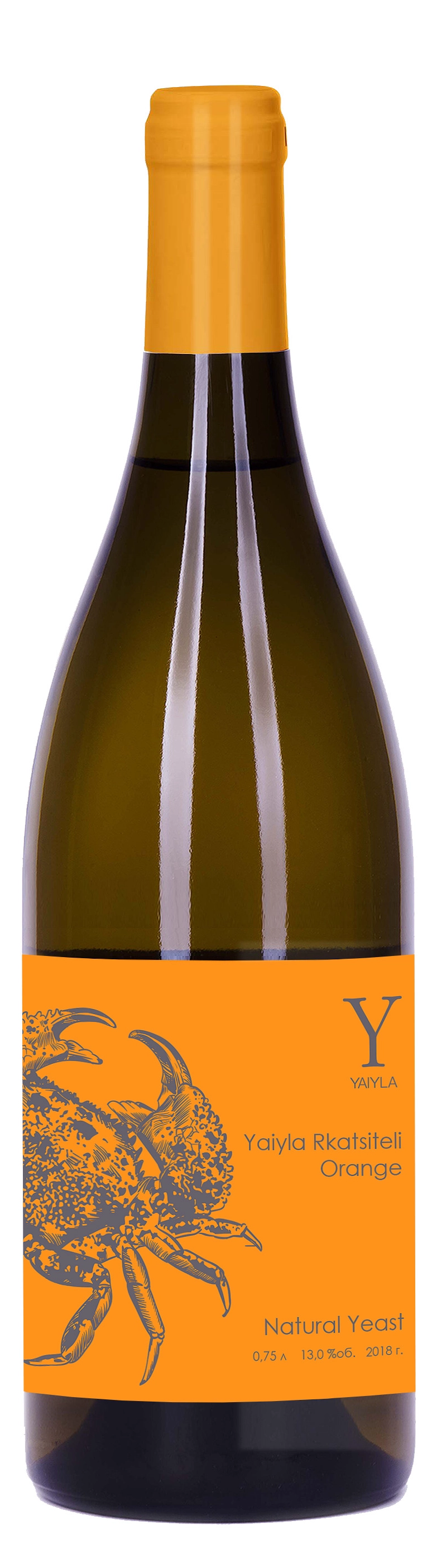 Вино  Яйла Ркацители Оранж 2021 750 мл 13%