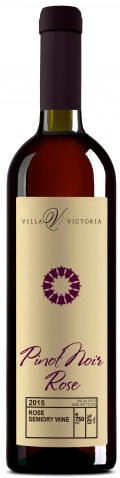 Вино Вилла Виктория Пино Нуар Семигорье розовое  2016 750 мл