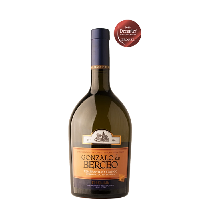 Вино GONZALO DE BERCEO TEMPRANILLO BLANCO white dry   2018 750 мл