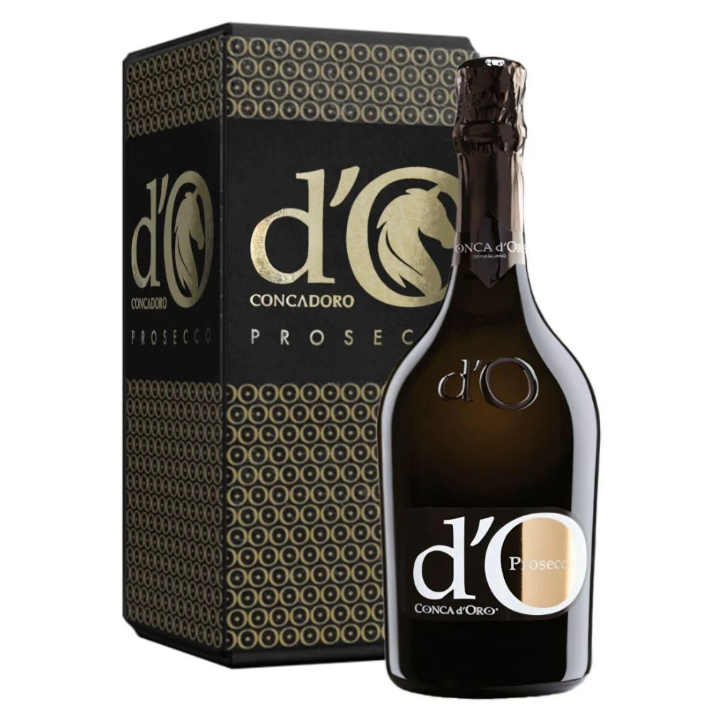 Игристое вино Conca d'Oro Prosecco Cuvée Nobile Treviso DOC Spumante Brut gift box "Horse" 2024  750 мл  11,5%