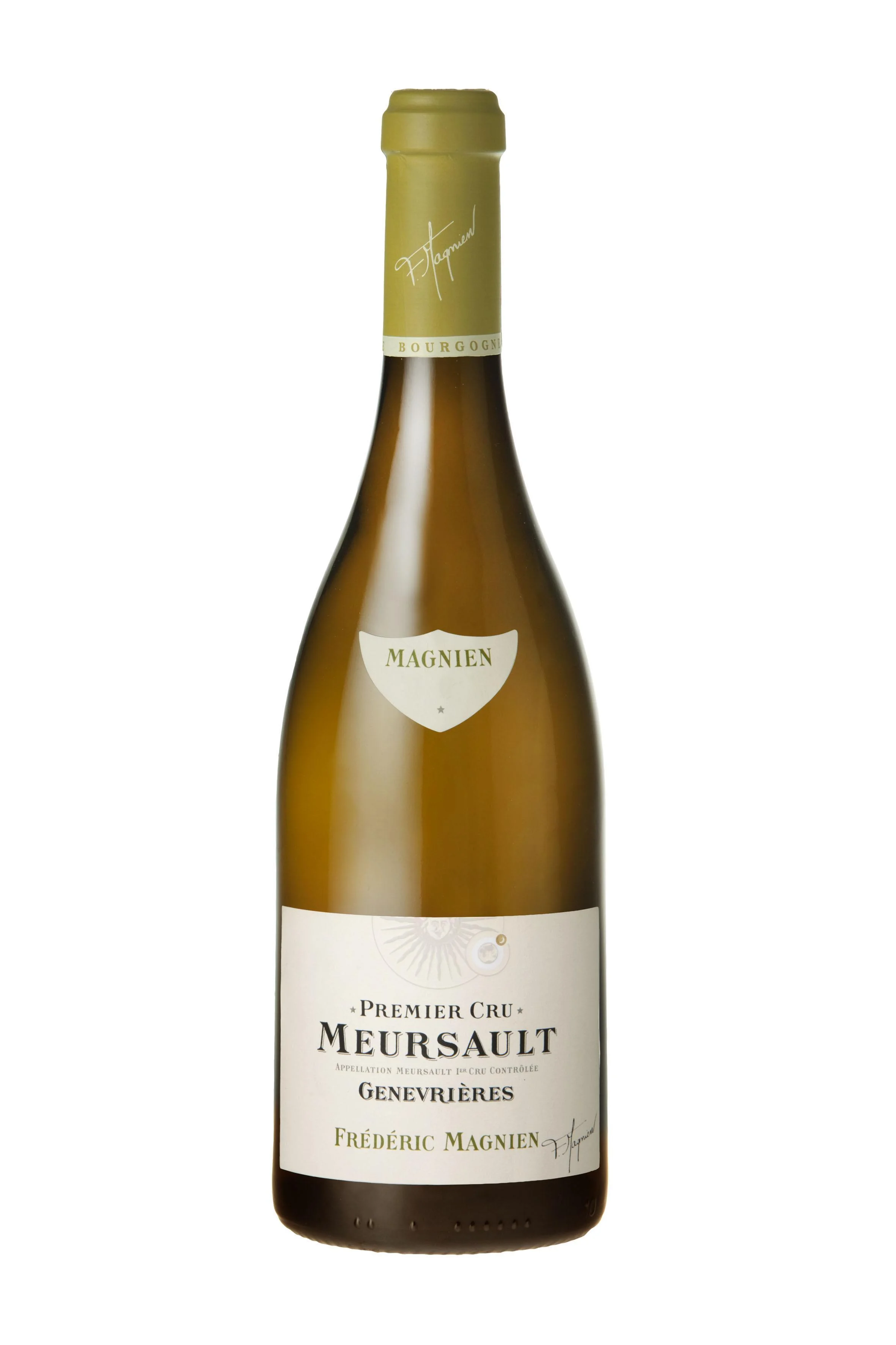 Вино Frederic Magnien, Meursault 1er Cru AOC Genevrieres, Мерсо Премье Крю Женевриер Фредерик Маньен  2015 750 мл