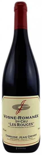 Вино Domaine Jean Grivot  Vosne Romanée 1er Cru Les Rouges    2017 750 мл 13%
