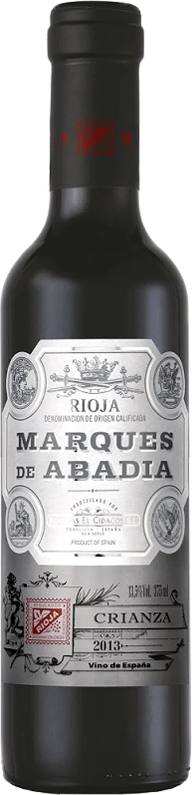 Вино Bodegas El Cidacos Marques De Abadia Crianza Бодегас эль Сидакос Маркес де Абадиа Крианца 2013 375  мл