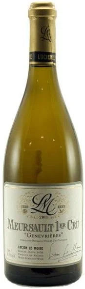 Вино Lucien Le Moine  Meursault 1-er Cru  Genevrieres  AOC  Люсьен Ле Муан  Мерсо Премье Крю  Женевриер 2011  750 мл