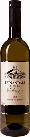Вино Tsinandali 2015 Цинандали 750 мл