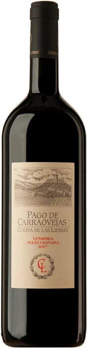 Вино Pago de Carraovejas Cuesta de Las Liebres Vendimia Seleccionada Ribera del Duero DO  gift box  2007  750 мл