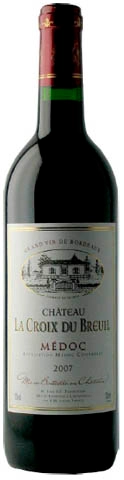 Вино Chateau  Du Breuil  Medoc AOC  2013 750 мл