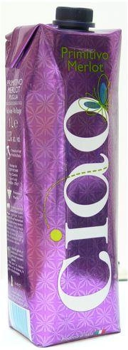 Вино Ciao Primitivo Merlot IGT Puglla  1000 мл