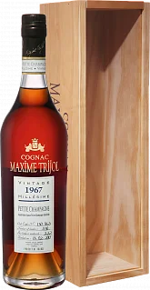 Коньяк Maxime Trijol Максим Трижоль Птит  Шампань  1967 г  в п/у 700 мл