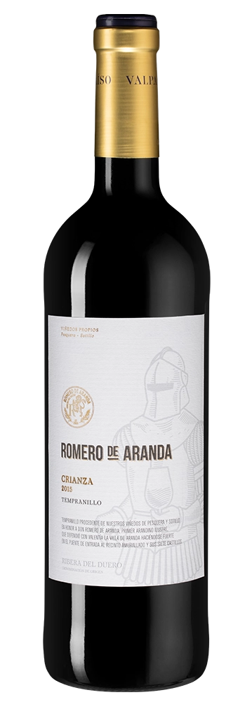 Вино Romero de Aranda Crianza, Bodegas Valparaiso Ромеро де Аранда Крианса 2015 750 мл