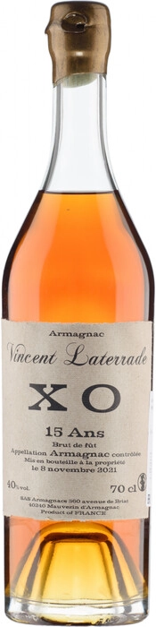 Арманьяк Fitte et Laterrade, X.O. 15 Ans Armagnac AOC  700 мл