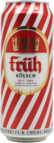 Пиво Brauerei Fruh am Dom  Fruh Kolsch in can Брауерай Фрю ам Дом  Фрю Кёльш в жестяной банке 500 мл