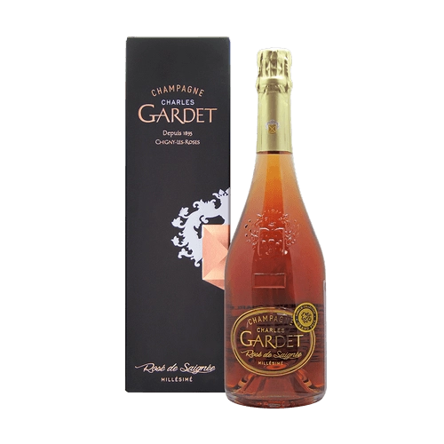 ВИНО ИГРИСТОЕ ВЫДЕРЖАННОЕ Gardet Prestige Charles Rose de Saignee Premier Cru   gift box  750 мл