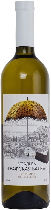 Вино Усадьба Графская Балка Шардоне  2018 750 мл
