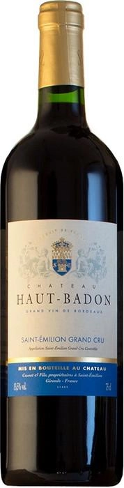 Вино Chateau Haut-Badon  Saint-Emilion Grand Cru AOC  2011 750 мл