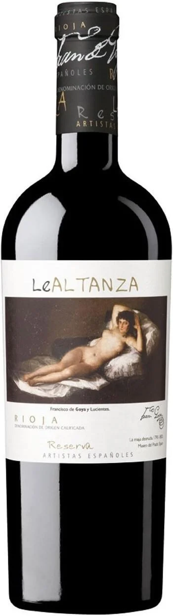 Вино Bodegas Altanza Le Altanza Artistas Espanoles Goya Reserva, 2008/Вино Бодегас Альтанса,Ле Альтанса Артистас Эспаньолес Гойя Ресерва 2008 750 мл