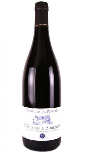 Вино Les Caves de la Loire Saint Domaine des Perrault Nicolas de Bourgueil AOC Лес Кавес де Лаворе Домен де Перро Сен-Николя де Бургёй 2016 750 мл
